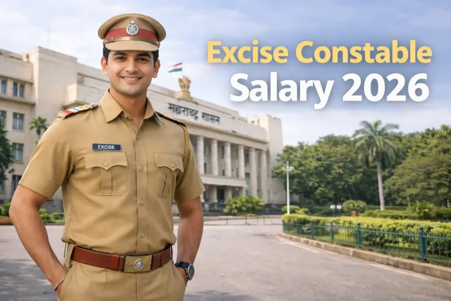 Excise Constable in-hand salary and benefits concept image